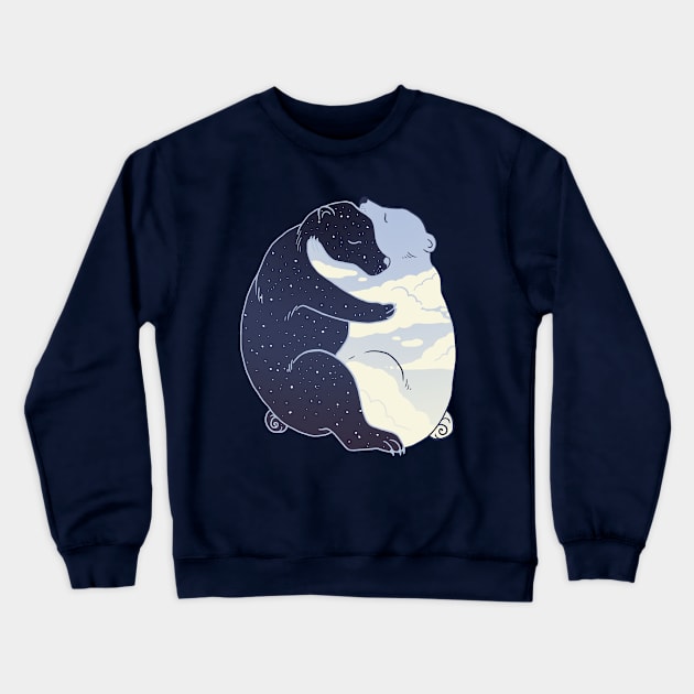 Day And Night Crewneck Sweatshirt by beesants